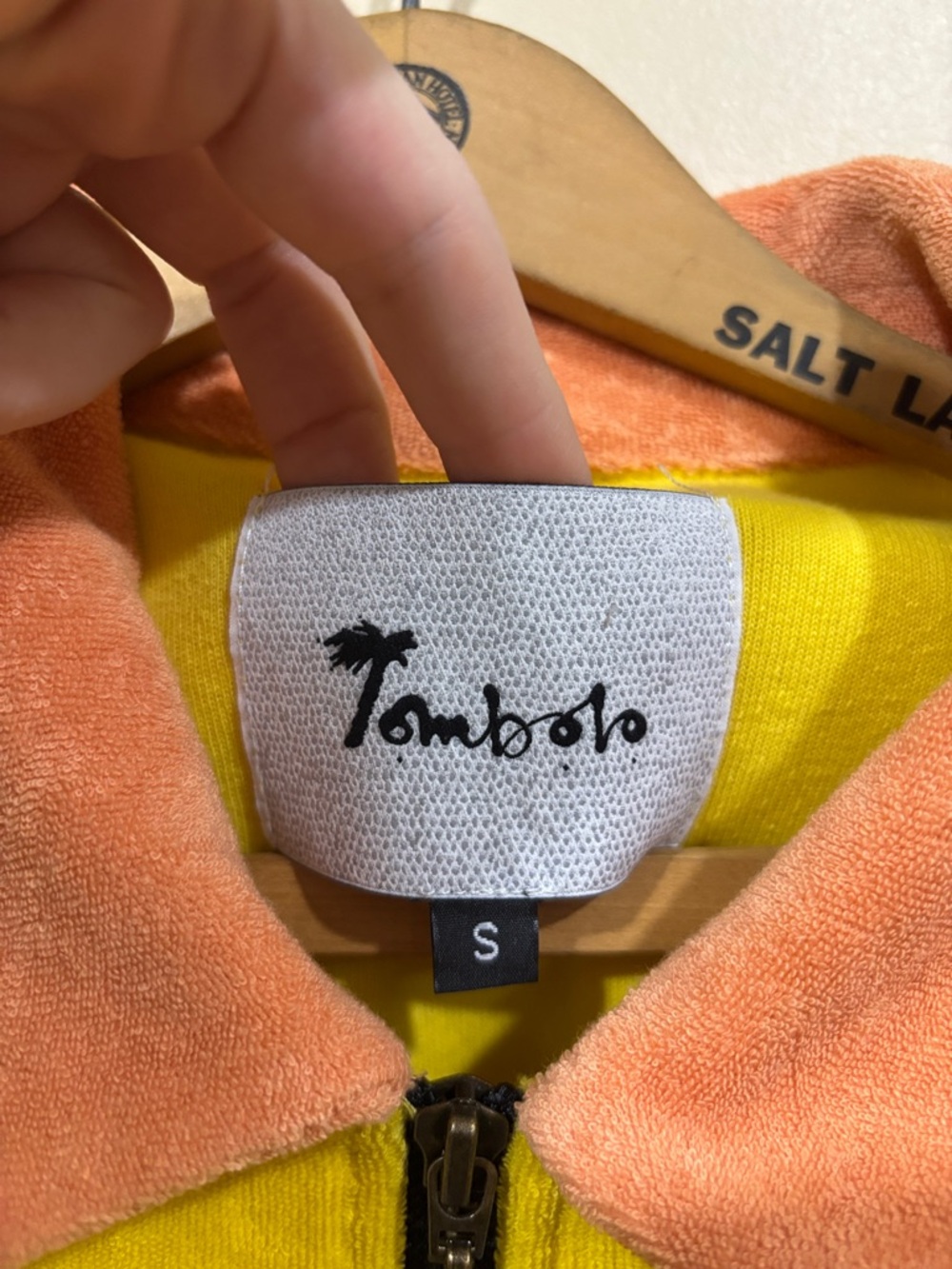 Tombolo 'Shark Bait' Cabana Terry Polo Shirt Size Small - Picture 7 of 12